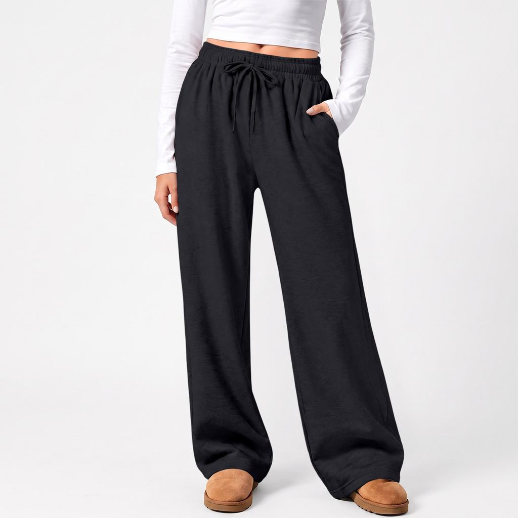 Women's Loose Fit Wide Leg Casual Pants Street Comfortable