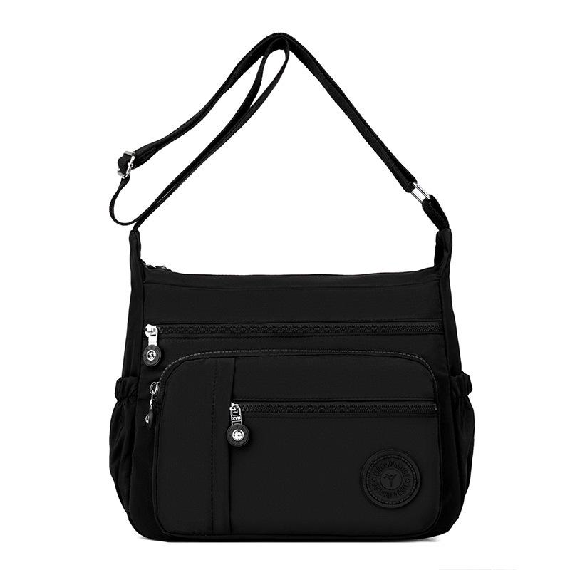 Women's Waterproof Nylon Single Shoulder Crossbody Bag - Casual Fashion, Simple Mom Shopping Bag