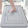 1PC Memory Foam Bath Mat, Kitchen Carpet, Retro Absorbent Non-slip Mat, Sewage Resistant, Waterproof Long Floor Mat