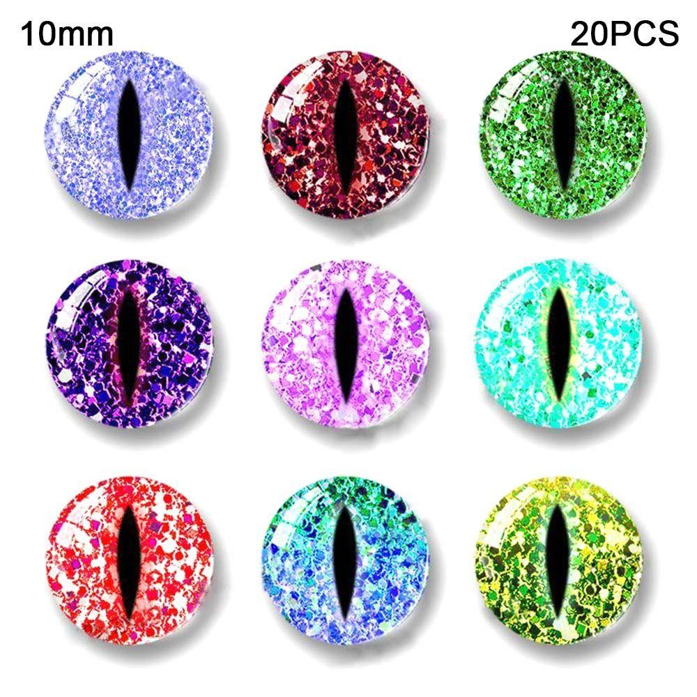 20pcs/10pairs 6mm-20mm Puppet Crystal Eyes Crystal Dolls DIY Tools  DIY Doll Accessories