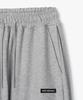 Peopeupeopeudebteu Side Pleats Wide String Sweat Pants Gray