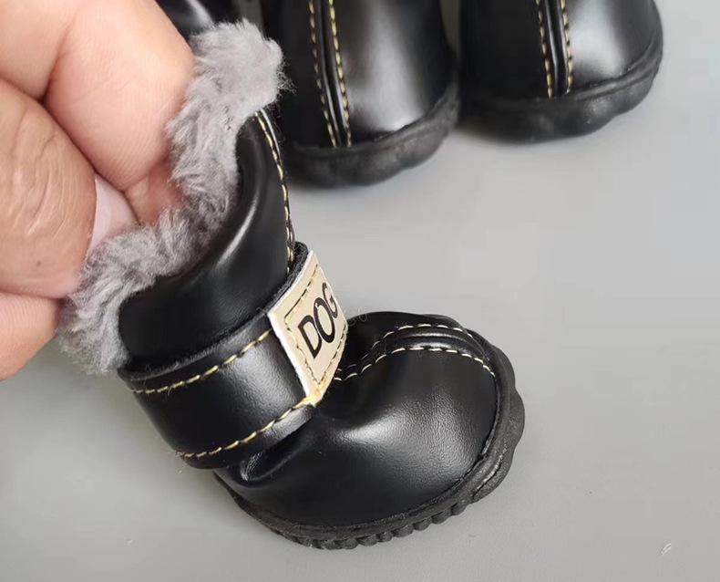 Bawełniane Zimowe Buty dla Szczeniąt Pomeraniana i Bichona Frise - Zestaw Butów na Jesień i Zimę