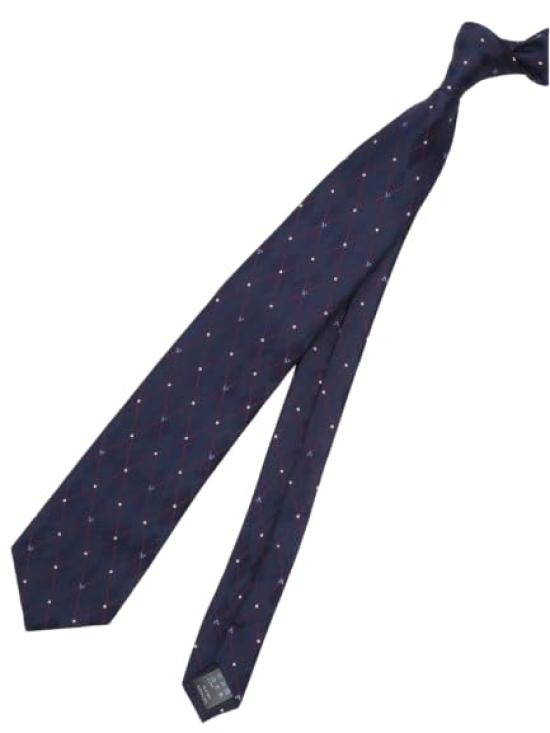 [Takakyu] Disney Silk Argyle Pattern Regular Tie, 8.0cm width