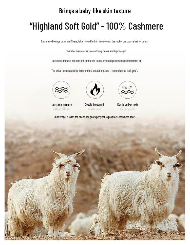 Ginocchiere 100% Puro Cashmere per Protezione dal Freddo e Calore