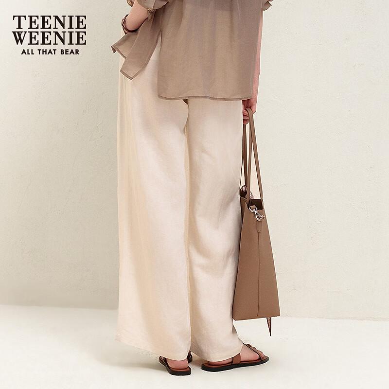 Teenie Weenie Women's Little Bear Letter Casual Long Pants