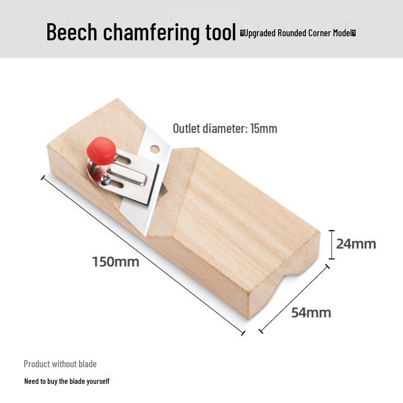 45° V-Groove Gypsum Board Chamfering Planer - Sound-Absorbing Woodworking Tool