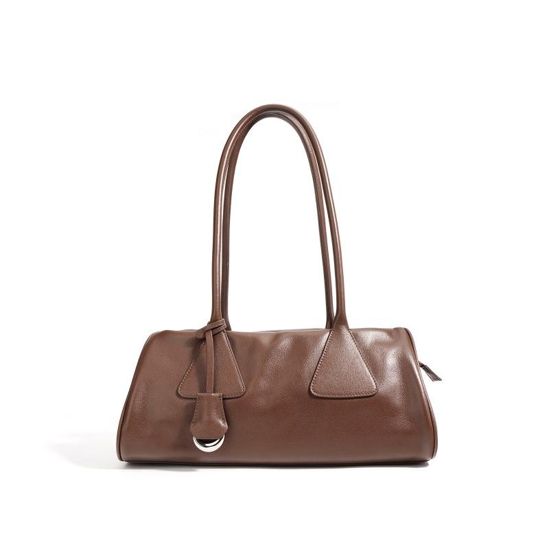 Oblique new women s premium retro bag triangular feeling underarm handbag bag bowling bag single shoulder