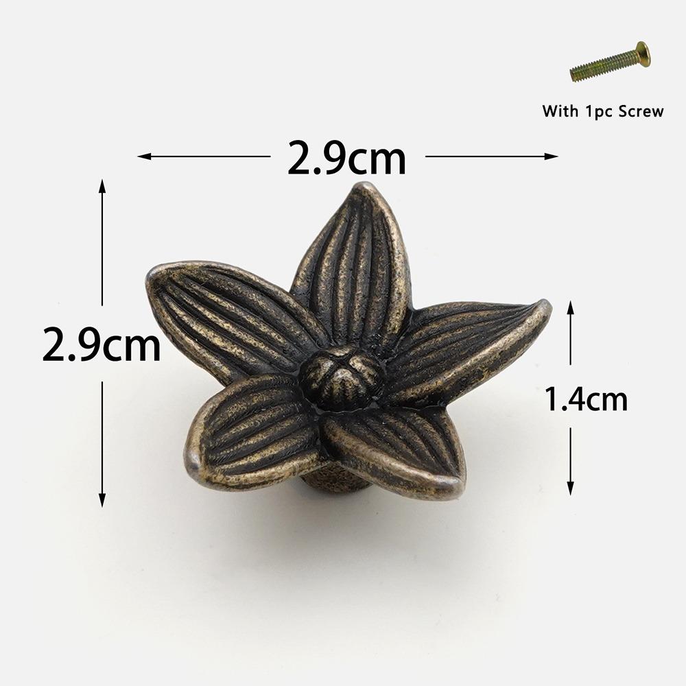 1pc Zinc Alloy Vintage Cabinet Knobs Decorative Animal Shape Cabinet Handle DIY Furniture Hardware Drawer Pull Handles Wardrobe