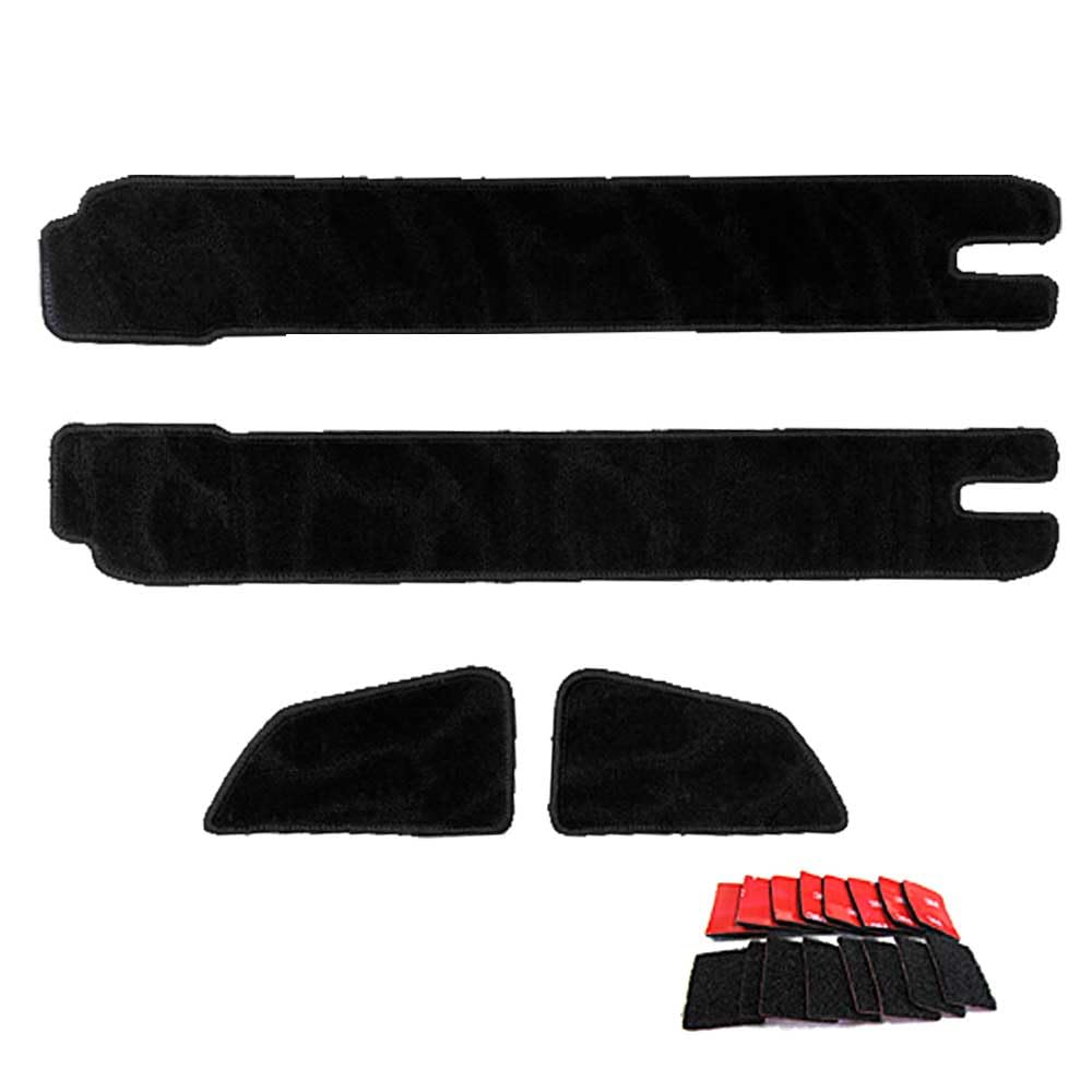 Compatible Every Van Rear Seat Integrated Step 4 Pieces DA17V, Mats, Black,