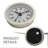 50MM Clock Insert Clock Movement Replacement Transparent Lens Gold Border High-Quality Movement Plastic And Metal