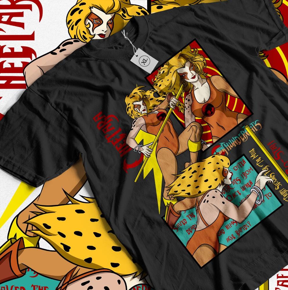 Футболка с персонажем Читера из Громовых Котов, Винтажная, Подарок для фанатов Громовых Котов, Унисекс XXXXL