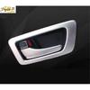 Silver Inner Car Door Handle Bowl Cover Trim For Toyota Highlander 2017-