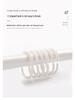 High-Definition Polyester Shower Curtain Set: Waterproof, Punch-Free Bathroom Partition with Mangosteen Design.