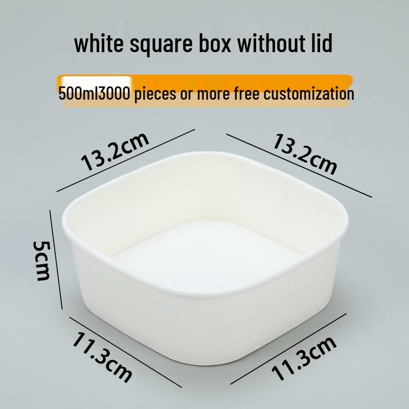 Disposable Square Fruit Takeout Containers
