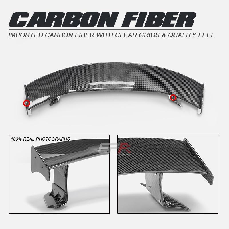 Mazda MX5 ND Carbon Fiber GV-Style Rear Spoiler Stabilizer