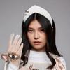 Durable Elegant Velvet Women Hairband Wide Edge Round Ring Hair Clip Headband Anti Slip British Style Hair Hoop Hair Accessories