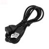 High Quality 0.6M 1M 1.5M 3M 5M USB 2.0 A Male To A Female Data Sync Charger Extension Cable Cord Black Data Cables Accessories