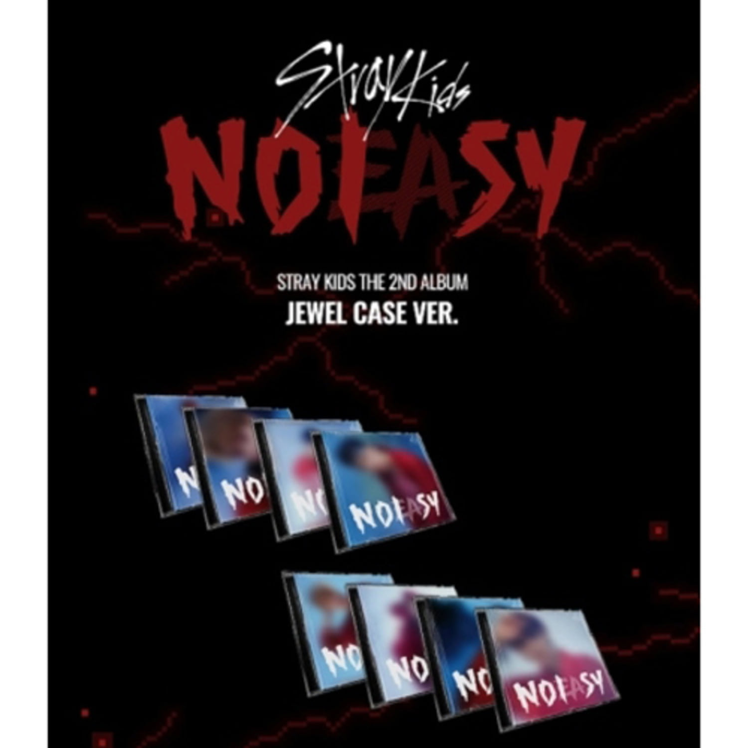 

STRAY KIDS - 2-й альбом [NOEASY] (Jewel ver.) 8 VERSION SET