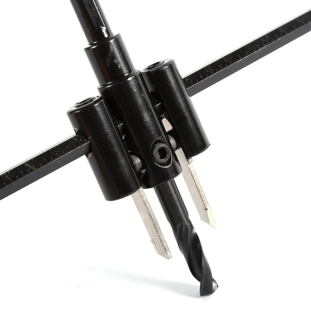 1Set Household Plane Design Adjustable 40 300mm Carpentry Cutter Circle Hole Wood Drilling