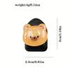 5pcs Cute teddy bear burger pattern car hook, creative multifunctional decoration, car hook, car seat backrest hook