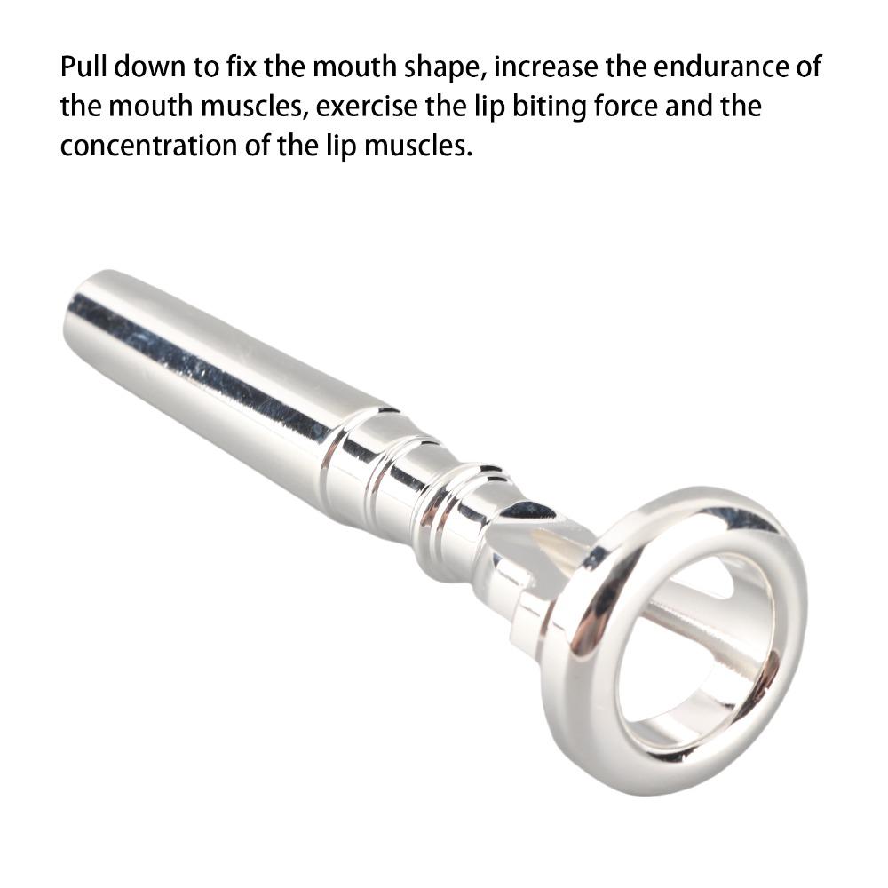 Silver Mouthpiece Trainer Brass Trumpet Mouthpieces Premium Brass Accessories For Brass Players