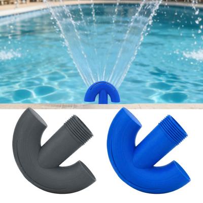 Swimming Pool Fountain Nozzle Fits 3/4-inch Connector Garden Pond Amusement Park Fountain Sprinkler Water Spray Head