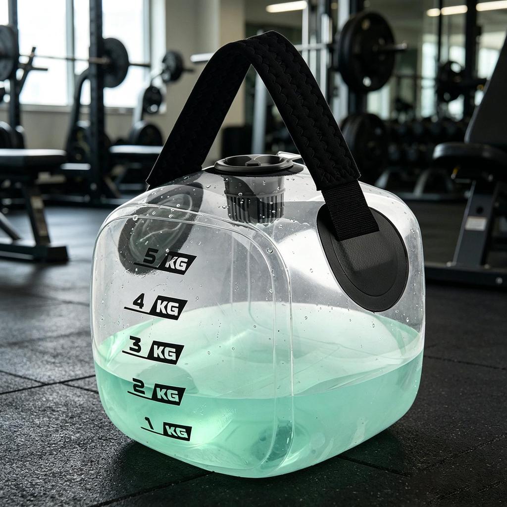 High-Quality Weighted Water & Sand Kettlebell Bag for Squats and Weightlifting