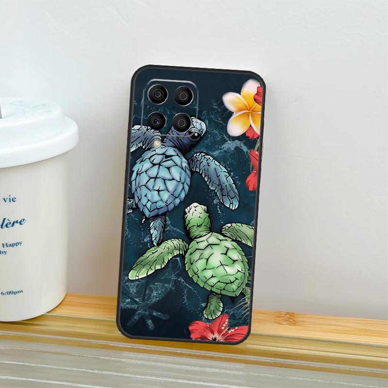 Sea Turtle Turquoise Oceanlife Case For Samsung Galaxy M53 M13 M06 M16 M31 M11 M35 M55 M15 M56 M36 M12 M32 M52 M14 M34 M54