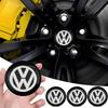 4 Stück 56mm Aluminiumlegierung Auto Radmitte Aufkleber Nabenaufkleber Für B5 B6 B7 T4 T5 Golf 4 5 6 7 Polo Passat Tiguan Jetta Gol Autozubehör