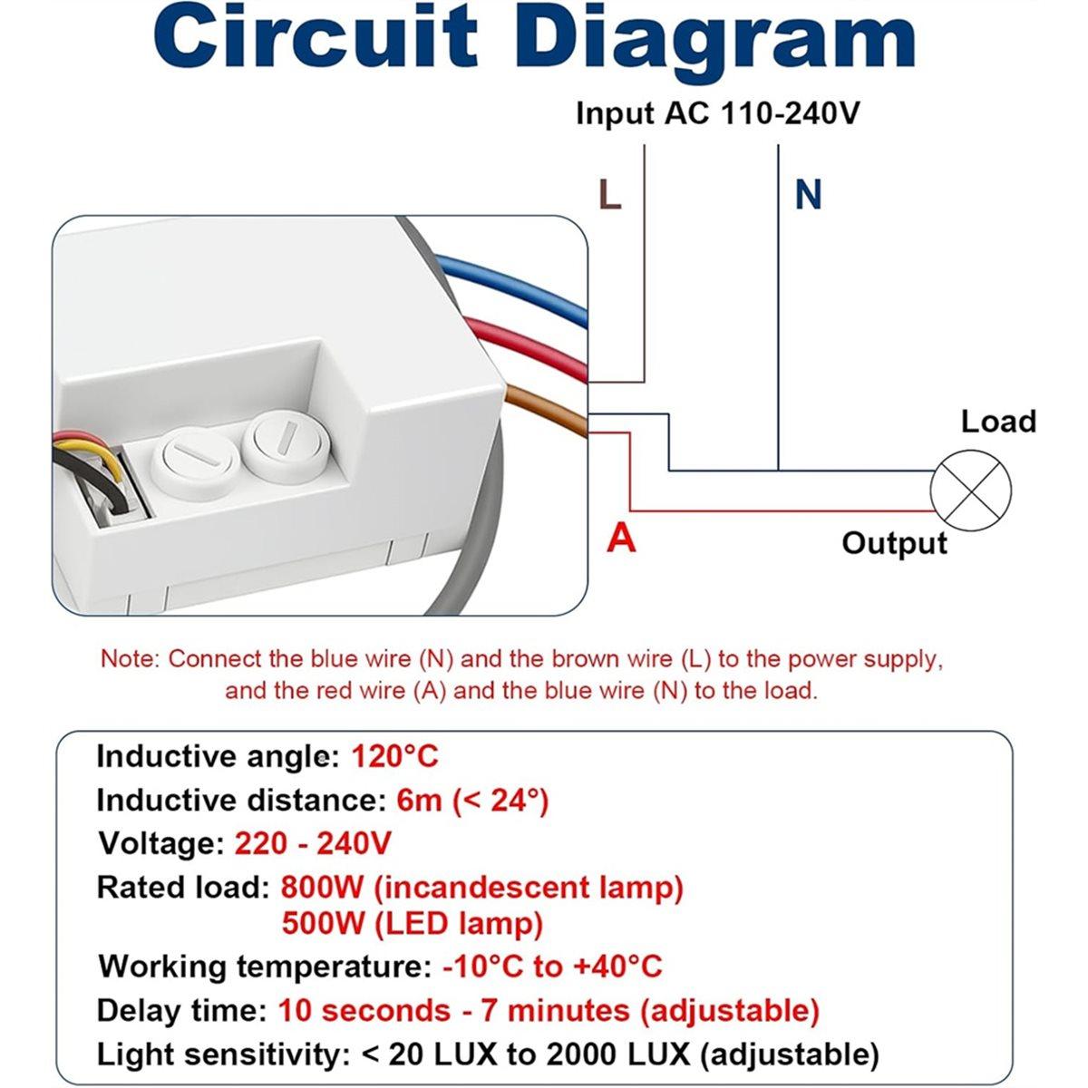 

BHBL 120 Degree PIR Motion Sensor Switch with Infrared Body Detection for Ceiling Occupancy for Bathroom and Hallway China Mainland