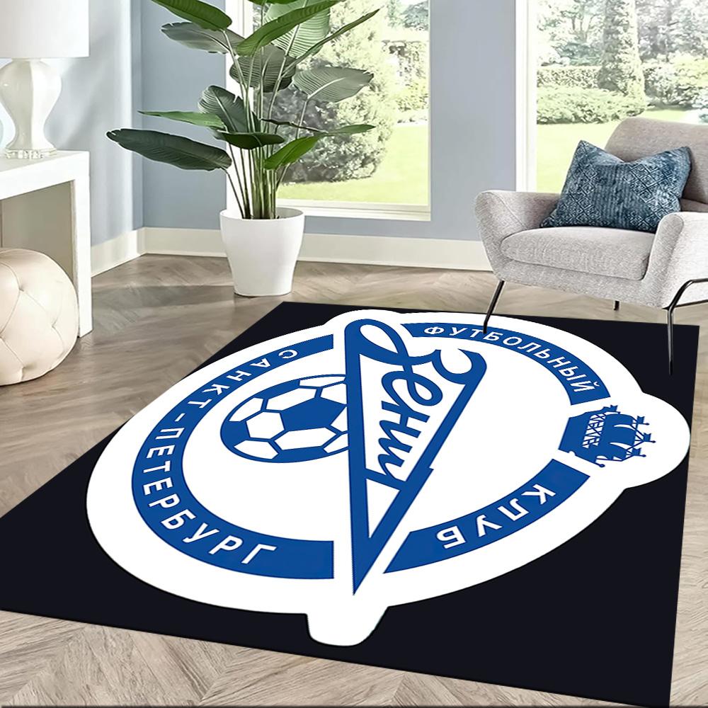Fc Zenit Saint Petersburg Theme Square Rugs Are a Great Choice for Living Rooms, Bedrooms, Home Décor, and As Gifts.