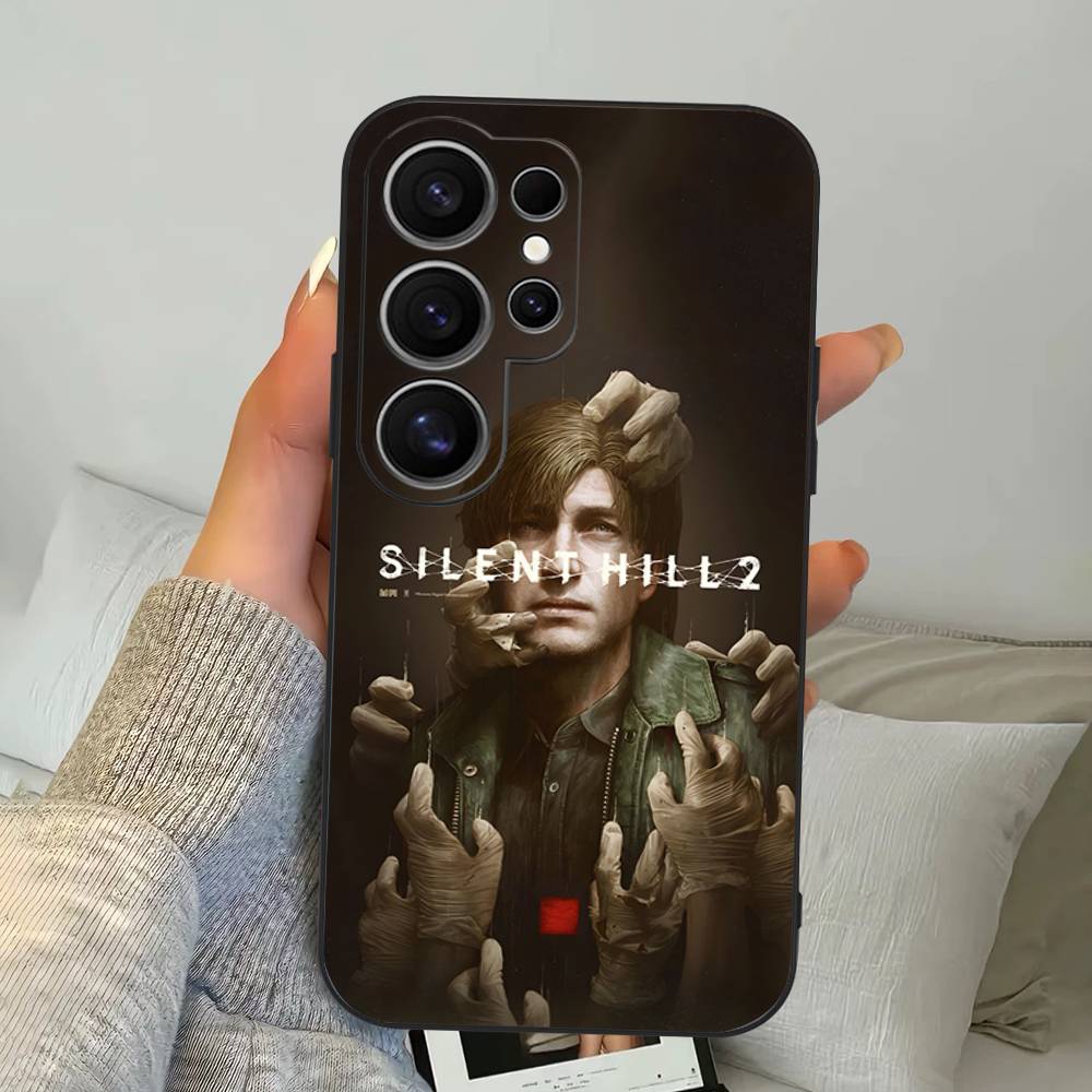Horror Games S-Silent H-Hill Phone Case For Samsung S 24 Fe 25 Ultra Plus 20 Lite 21 30 22 23 24 22 Ultra 5G Fundas