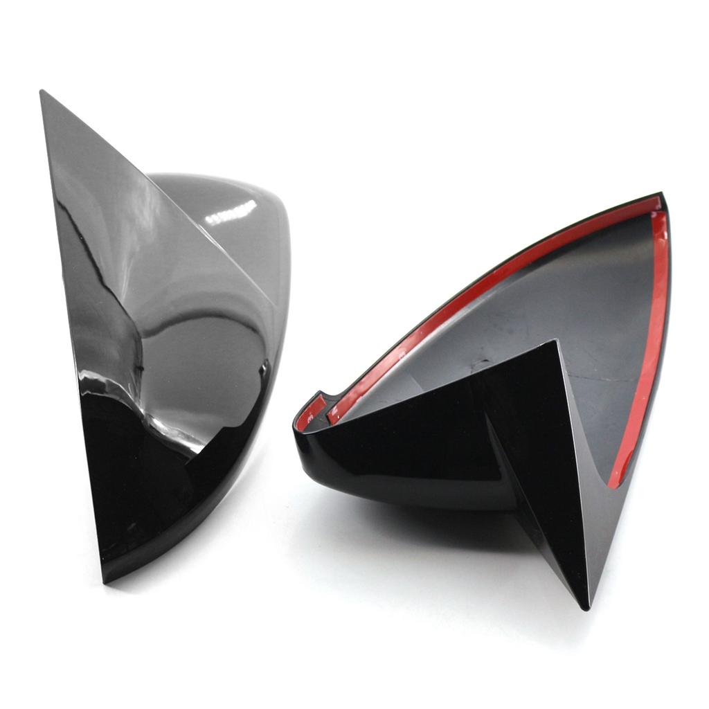 2PCS Side Mirror Cover Trim Replacement For VW 7 7.5 MK7 7.5 GTI R 14 19