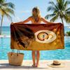 Galatasaray Fashion Beach Towel: Ideal for Summer Adventures Soft, absorbent and quick drying suitable for swimming and bathing