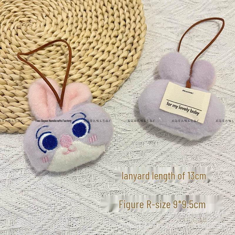 Zootopia Cartoon Plush Toy & Bag Pendant - Nick & Judy Cute Ornament