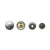 KIYOHARA Sankokko Spring Hooks, 6 pairs, diameter 15mm, black nickel, with nailing tool SUN18-32
