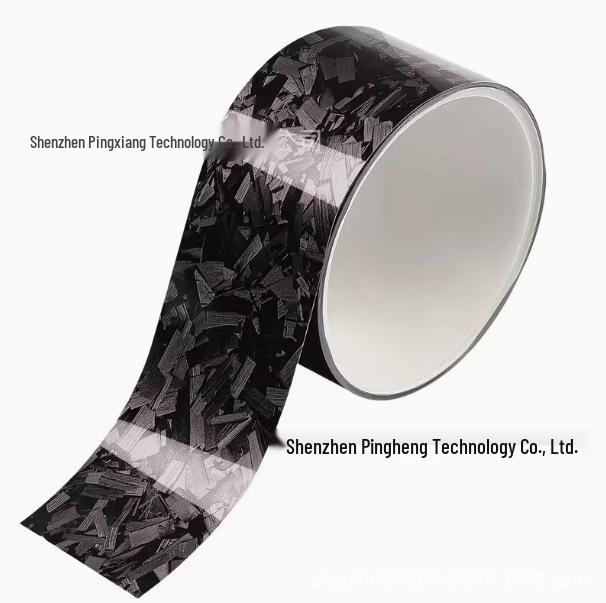 5m Glossy Gold Floral Carbon Fiber Car Sticker for Door Sill and Rearview Mirror (5cmx5m)