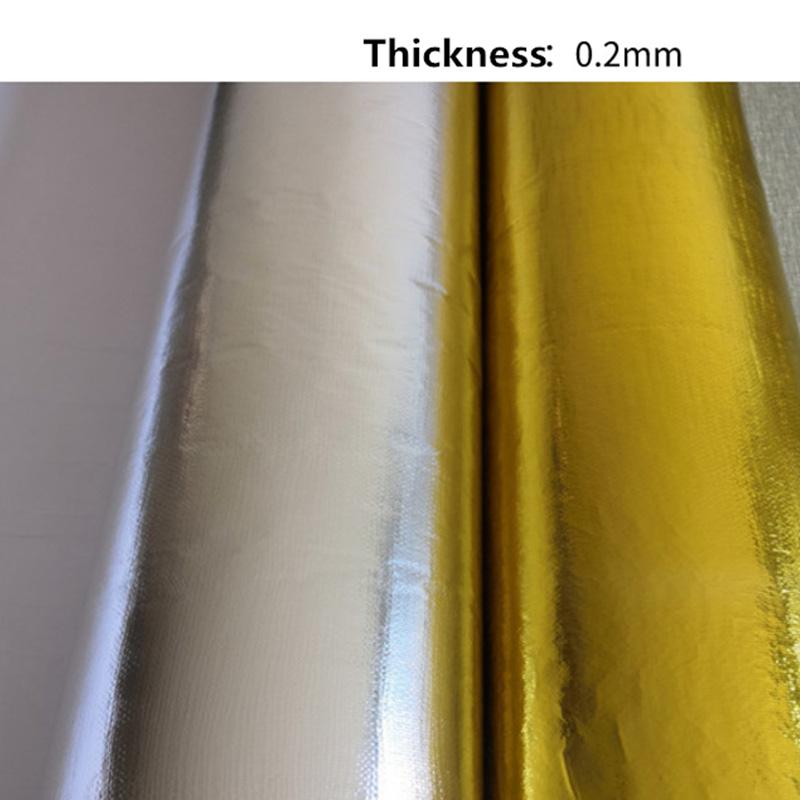 Heat Protection Sealing Tape Self-adhesive Fireproof Heat Insulation Mat Aluminum Foil Glass Film Car Home Kitchen Accessories