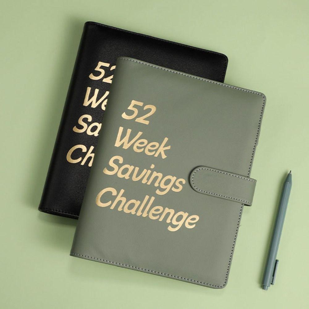 Waterproof Money Saving Challenge Loose Leaf Savings Challenge Book  Cash Envelopes