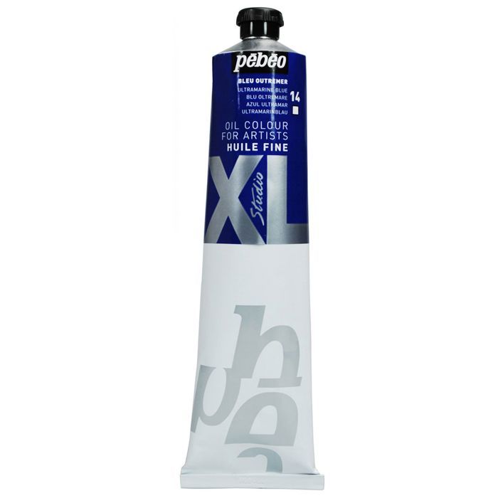 Peinture à l'huile - Pébéo - Studio XL - Tube 200 ml - Couleur Bleu Outremer - 64 couleurs disponibles