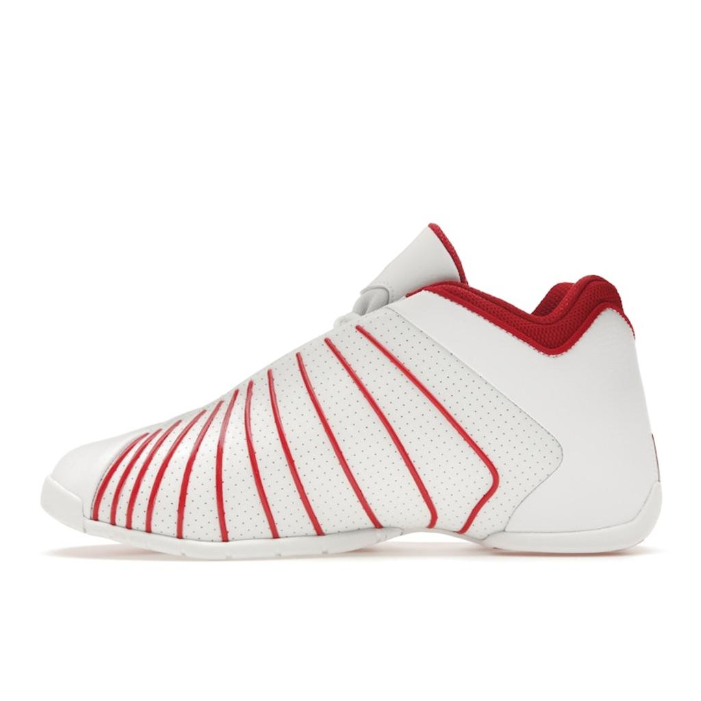Adidas T-Mac 3 Restomod Rockets Herren Sneaker Weiß Core-Weiß Besser-Scharlachrot FZ6212