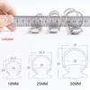 Folder Clip Diary Loose-leaf Ring File Folder Refillable Binding Hoops Spiral Rings Binder Clip