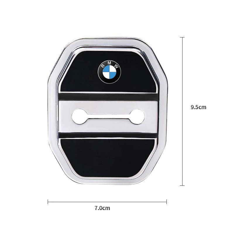 4Pcs Car Door Protection Cover Valve Cap Sticker Decoration Accessories For BMW X1 X2 X3 X5 X4 X6 X7 iX3 F20 F10 F07 E70 E46 E90
