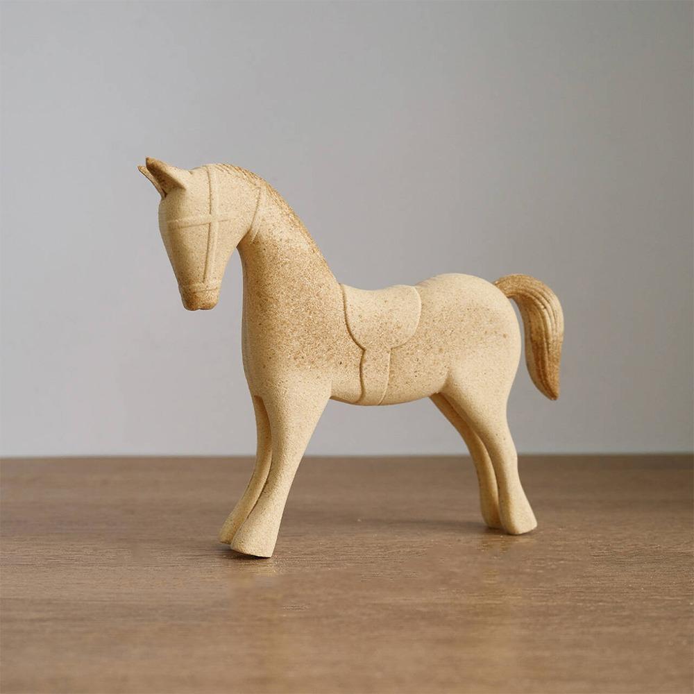 DIY Drawing Wooden Horse Handmade Blank Animal Figurine Painting Horse Figure Festive Event
