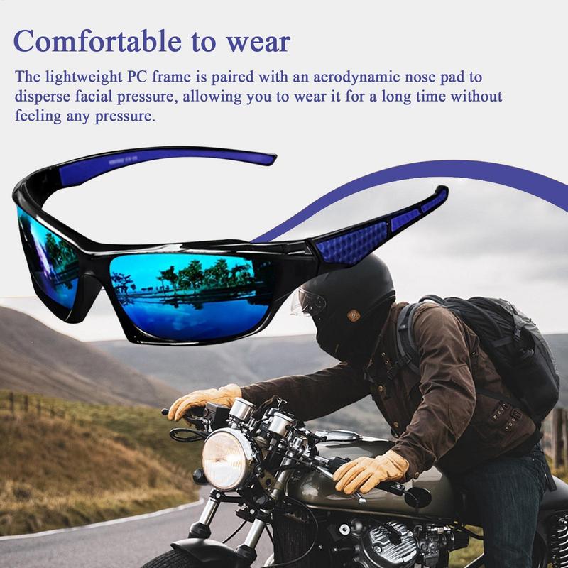 Fishing Sunglasses for Men UV Sunglasses Polarized Glasses for Men Comfortable Lightweight Frame Sport Eyeglasses for Driving