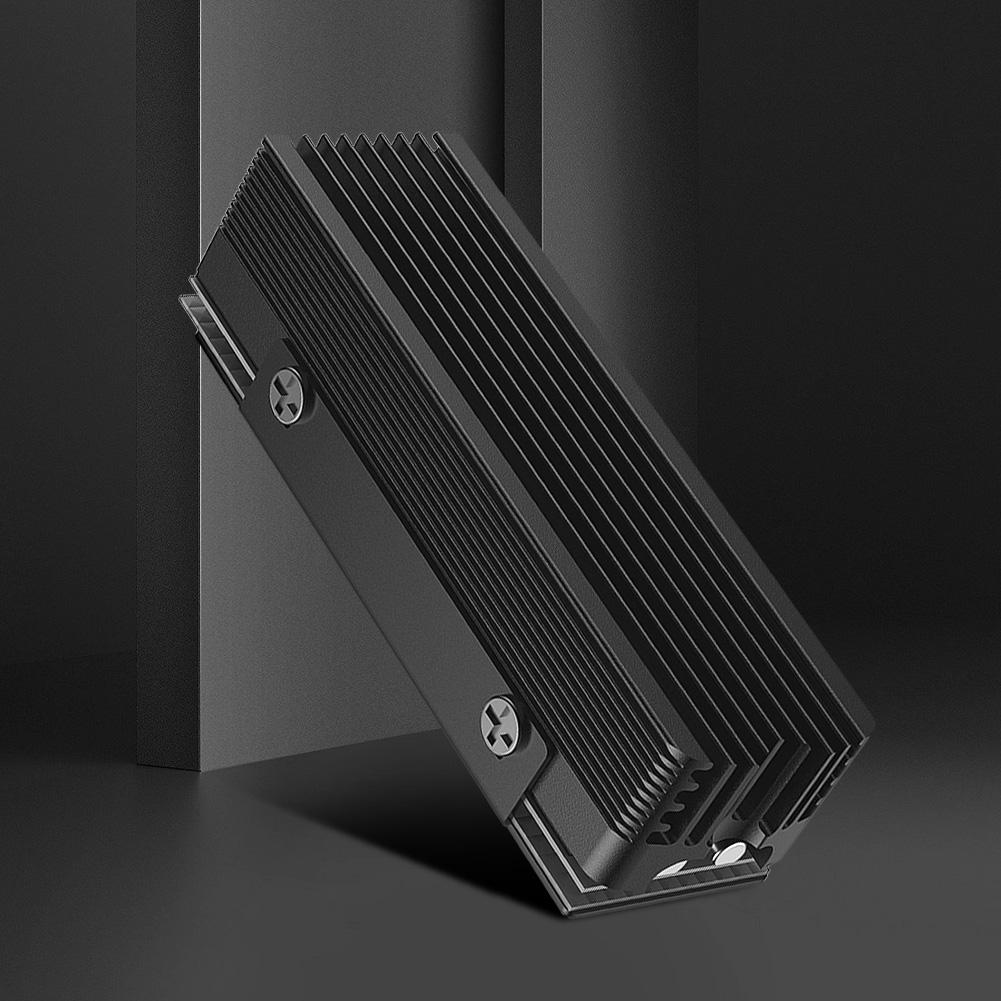 M.2 SSD-Kühlkörper mit thermischem Silikonpad M.2 SSD-Kühler Solid State Drive-Kühler für M.2 NVMe 2280 SSD