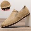 Summer Men's Non-slip Softsoled Leather Shoes Men Business Casual Shoes Onestep Baita Comfortable Breathable Lightweight Loafers