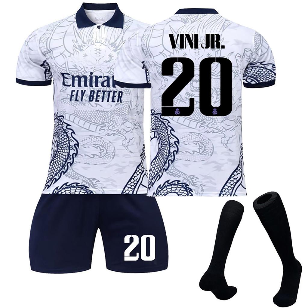 

2223 Реал-Мадрид Dragon Special EditionJerseys Дитячий набір футбольних тренувальних костюмів 18