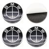 4Pcs ABS Wheel Center Cap Badge 56 60 65 70mm For BMW M Power M2 M3 M4 M5 M6 M Competition  Glossy Black Silver Tuning Accessory vdkc30