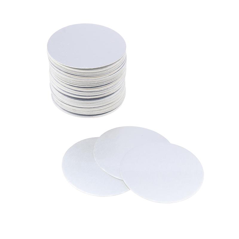 200Pcs Seal Cap Lining Tamper Resistant Pet Electromagnetic Aluminum Foil Induction Gasket For Cosmetic Jar Bottle Pot 20Mm-82Mm